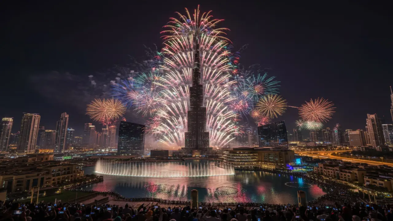 Burj Khalifa Fireworks