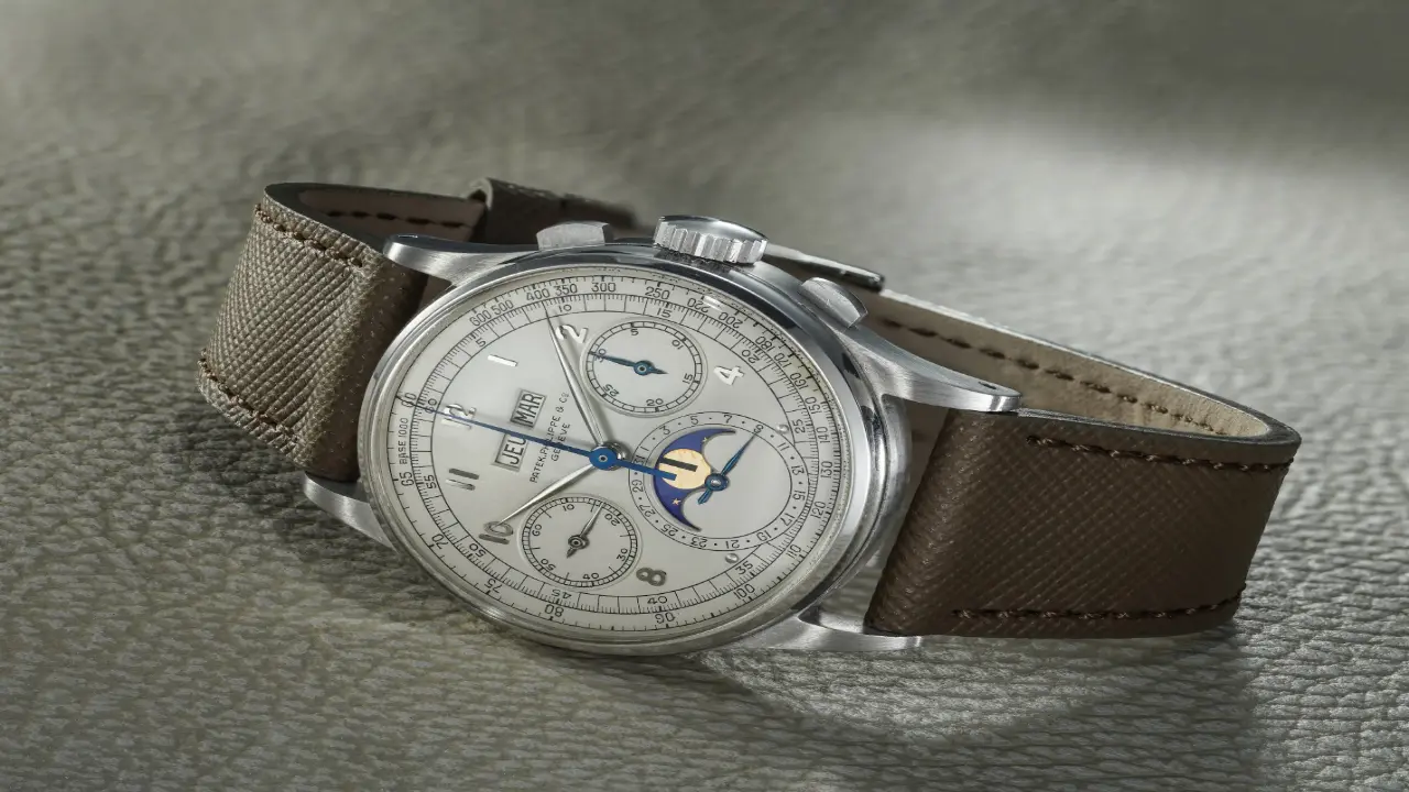 Patek Philippe Ref. 1518 in stainless steel, $17.6 million