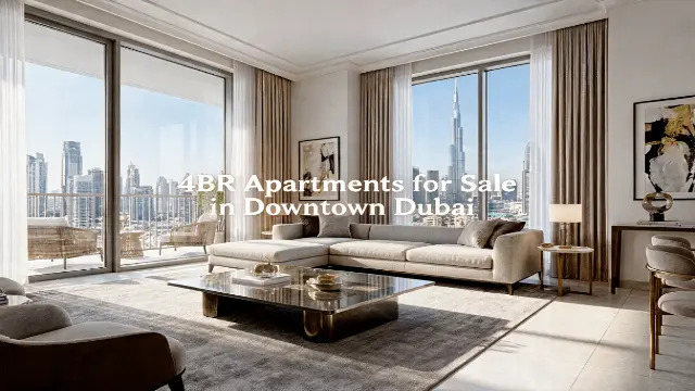 4BR Apartments for Sale in Downtown Dubai