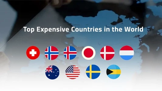 top expensive countries in the world