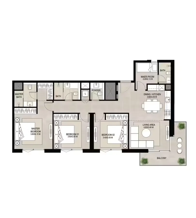 Aria In Town Square Dubai: Where Contemporary Living Harmonizes with Urban Convenience