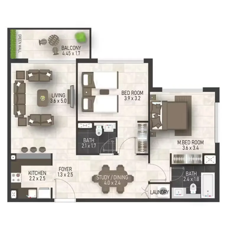 A Serene Oasis of Modern Living: Maimoon Gardens by Fakhruddin Properties