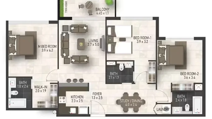 Безмятежный оазис современной жизни: Maimoon Gardens от Fakhruddin Properties