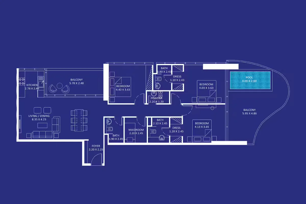 Danube Oceanz Tower 3: окунитесь в роскошную жизнь