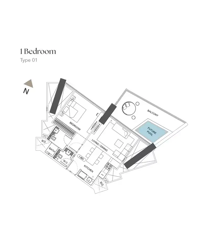 شقق بن غاطي فانتوم: مفهوم جديد للحياة الفاخرة في منطقة قرية جميرا الدائرية 17 بدبي