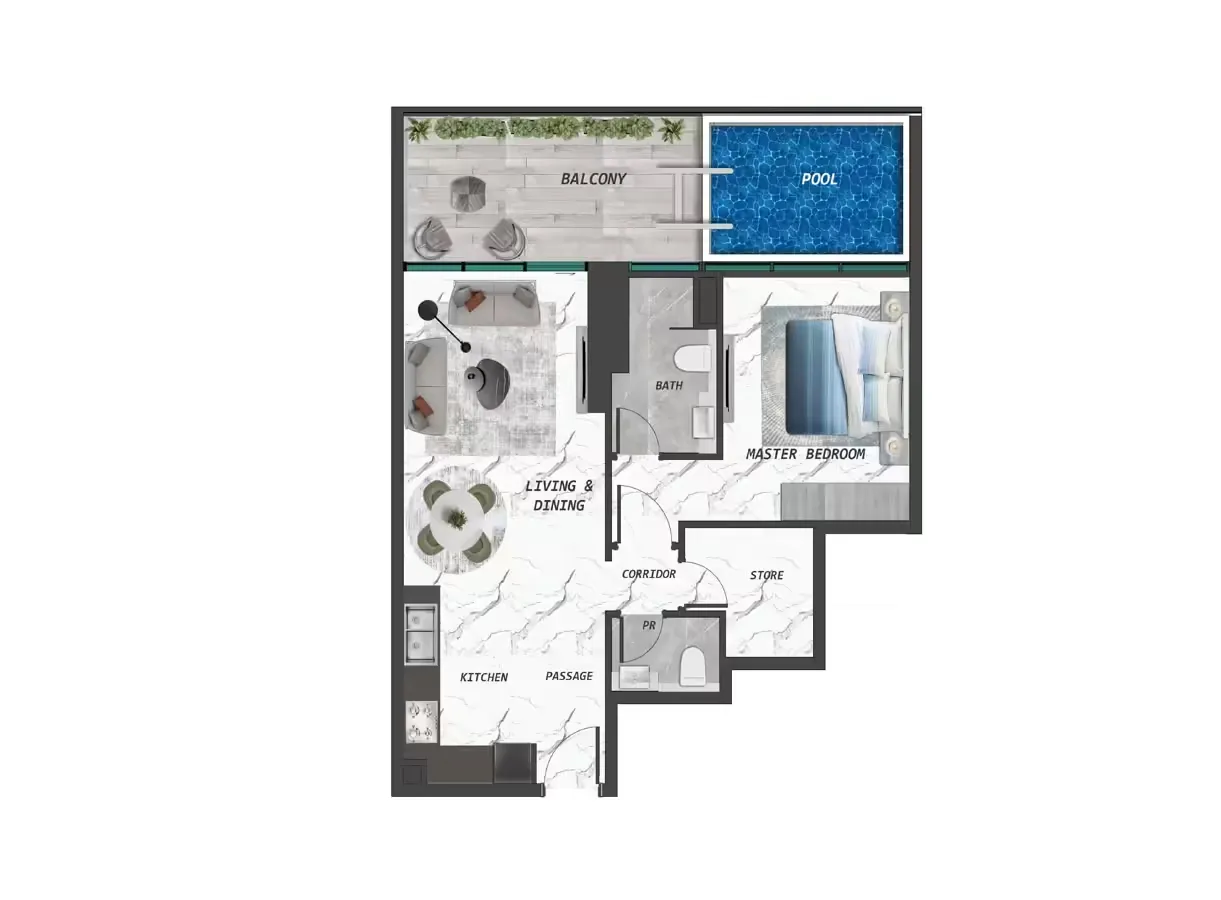 استمتع بحياة راقية في سامانا ليك في مدينة دبي للإنتاج