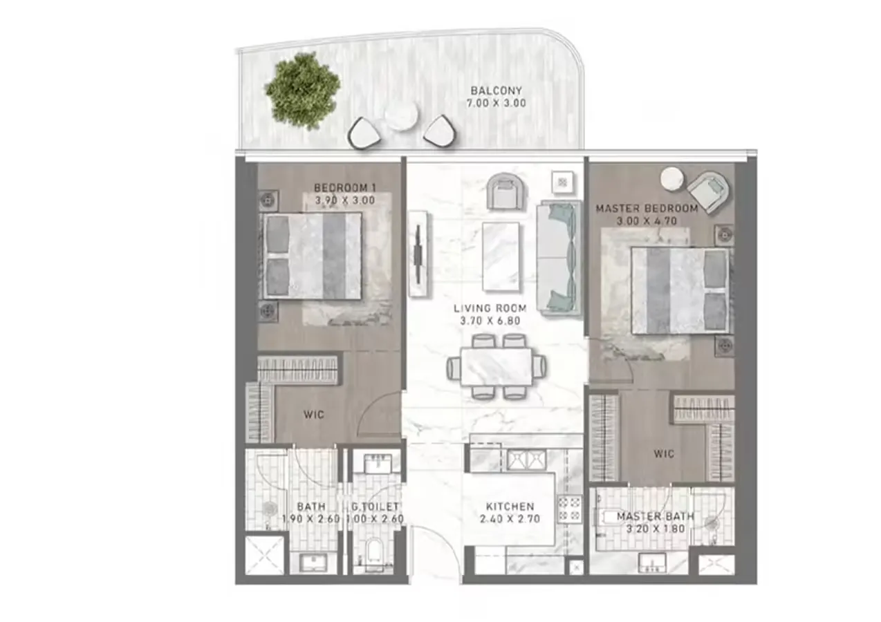 مجموعة داماك سكاي كريست: استمتع بالحياة الفاخرة في قلب دبي