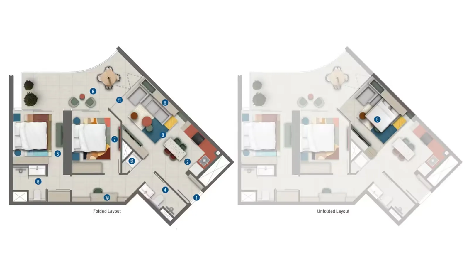 روف هوم مراسي درايف: حياة فاخرة في قلب الخليج التجاري بدبي