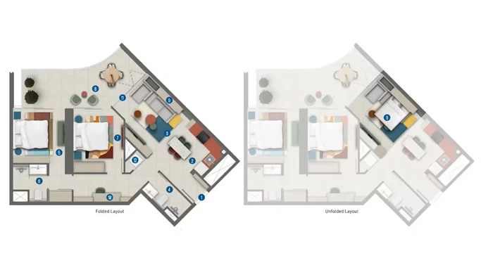 Rove Home Marasi Drive: Luxury Living in the Heart of Business Bay, Dubai