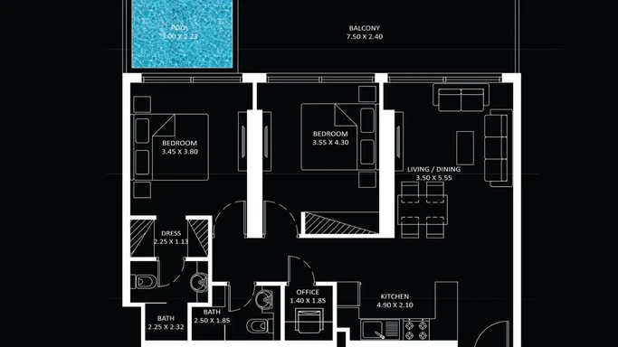 Diamondz By Danube — 65-этажное жилое чудо в Jumeirah Lake Towers