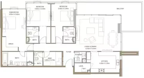 399 هيلز بارك في دبي هيلز استيت: تجربة معيشة فاخرة