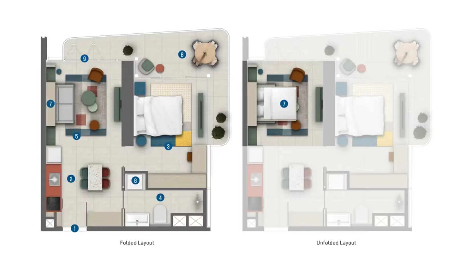 روف هوم مراسي درايف: حياة فاخرة في قلب الخليج التجاري بدبي