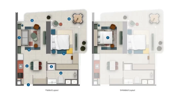 Rove Home Marasi Drive: Luxury Living in the Heart of Business Bay, Dubai