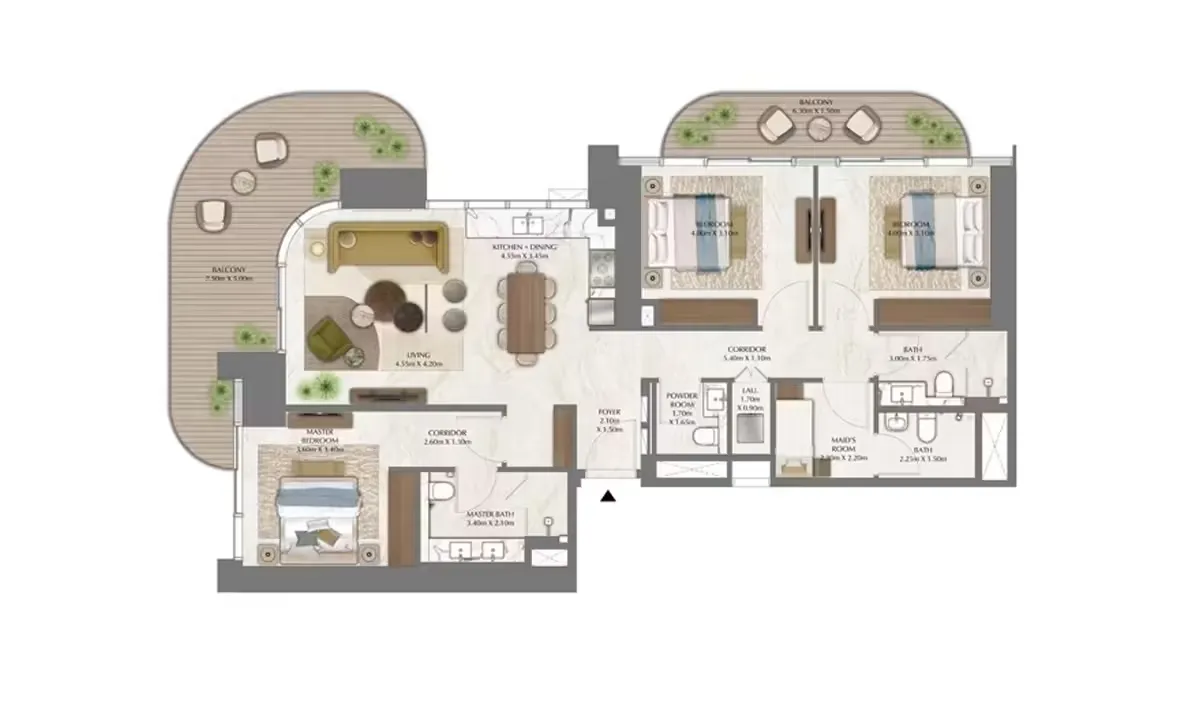 العنوان ريزيدنسز زعبيل: جنة فاخرة في قلب دبي