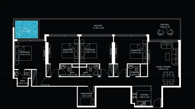 Diamondz By Danube — 65-этажное жилое чудо в Jumeirah Lake Towers