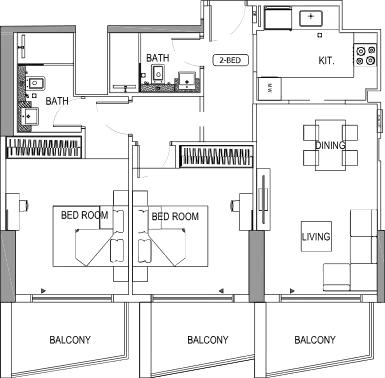 Live In The Prestigious Residential Neighborhood of Binghatti Luna at Jumeirah Village Circle