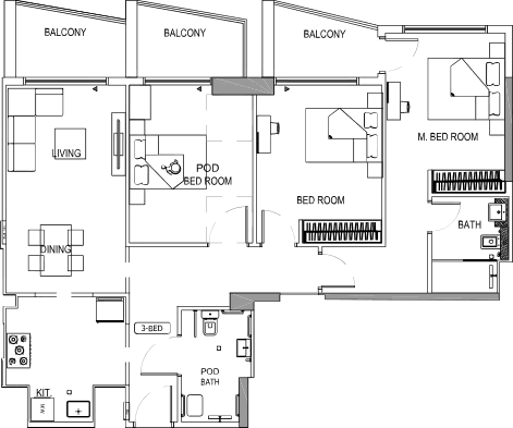 Live In The Prestigious Residential Neighborhood of Binghatti Luna at Jumeirah Village Circle