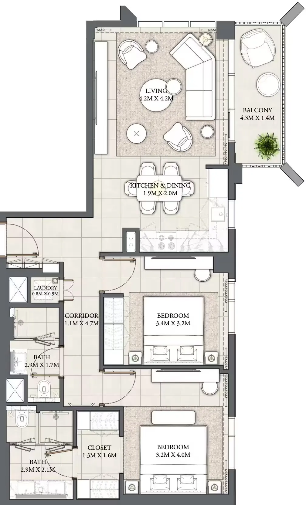 Escape to Your Own Private Oasis at Cedar at Creek Beach by Emaar Properties