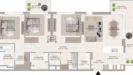 Высококлассная жизнь в Greenside Residence в Dubai Hills Estate