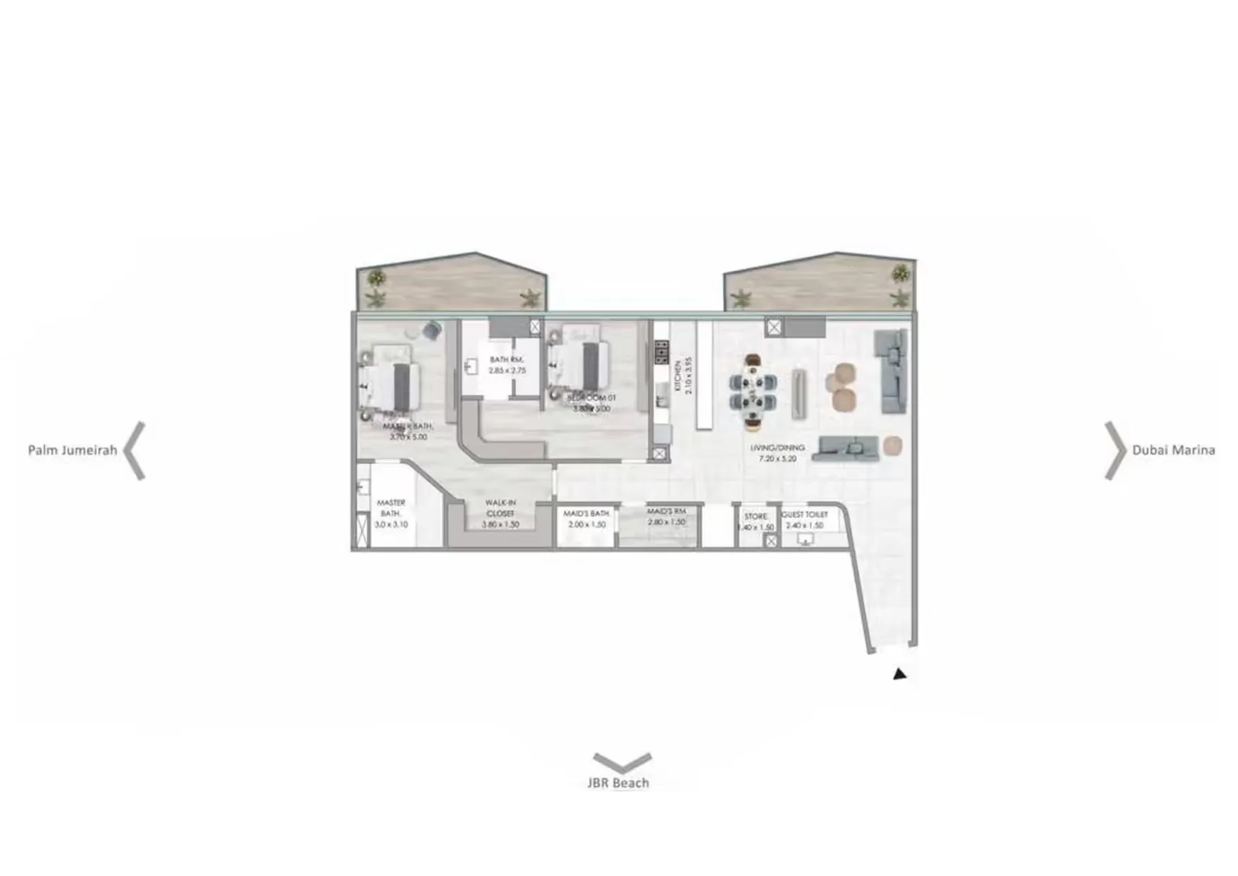 Revel in the Luxurious Beachfront Sanctuary – Habtoor Grand Residences in Dubai Marina