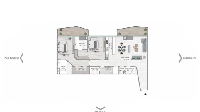 Revel in the Luxurious Beachfront Sanctuary – Habtoor Grand Residences in Dubai Marina