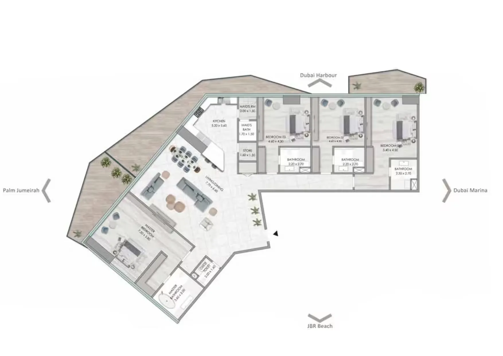 Revel in the Luxurious Beachfront Sanctuary – Habtoor Grand Residences in Dubai Marina