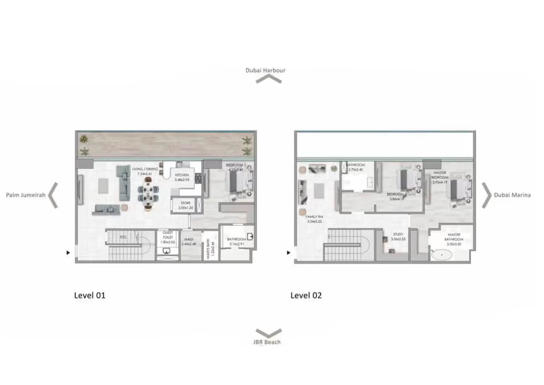 Revel in the Luxurious Beachfront Sanctuary – Habtoor Grand Residences in Dubai Marina