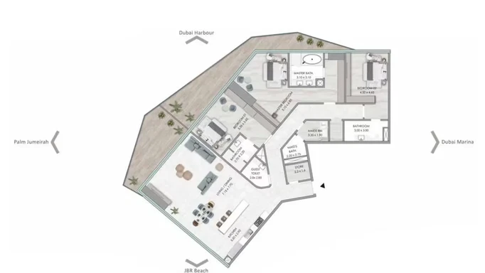 Revel in the Luxurious Beachfront Sanctuary – Habtoor Grand Residences in Dubai Marina