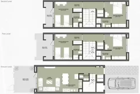 Bianca Townhouses in The City of Arabia Promises Refined Living in a Modern Elevator-Style Design
