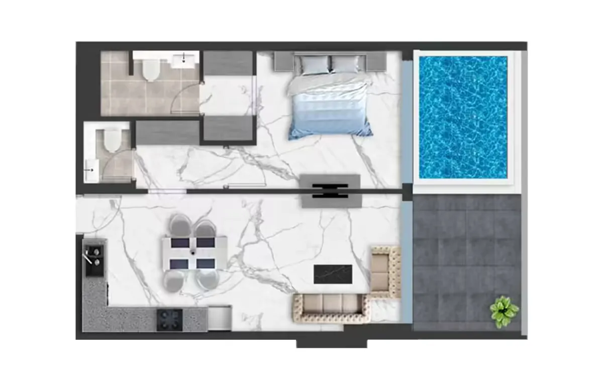 Enjoy The Fusion of Greek Island Paradise and Dazzling Dubai at Samana Mykonos Residences in Arjan