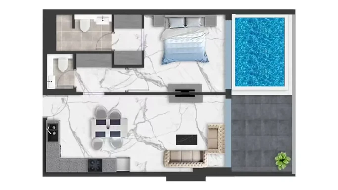 Enjoy The Fusion of Greek Island Paradise and Dazzling Dubai at Samana Mykonos Residences in Arjan