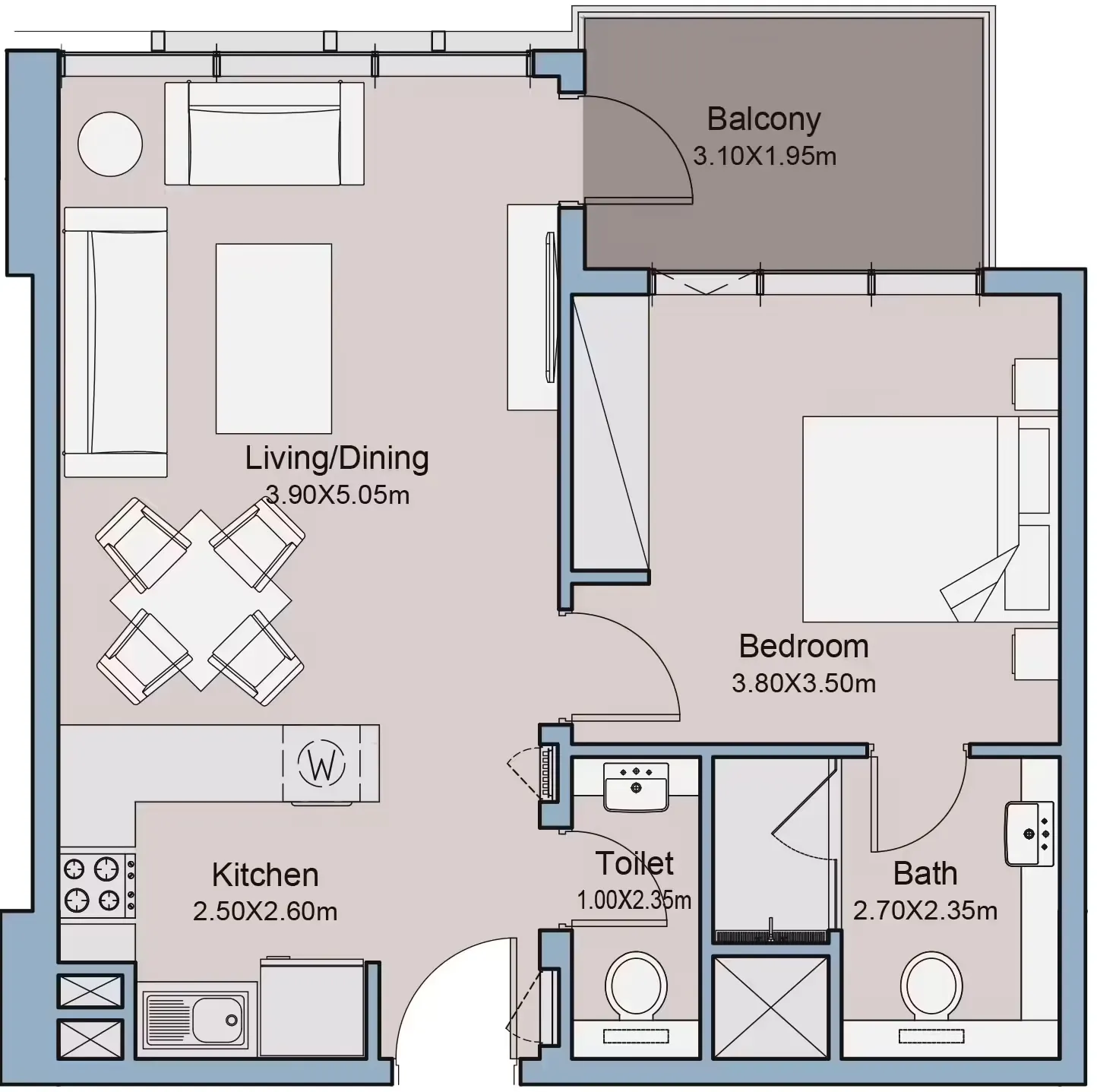 ميلينيوم تاليا ريزيدنسز في الفرجان