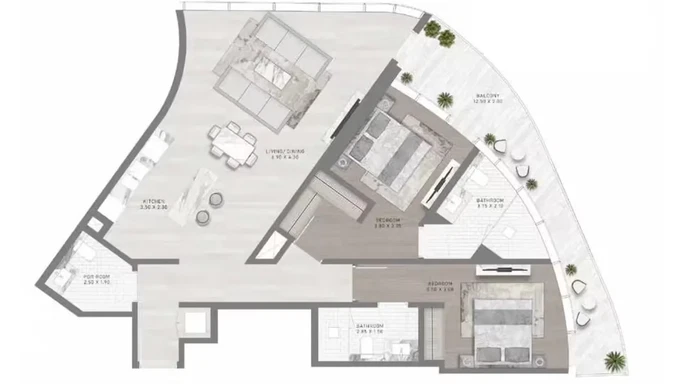Башня Damac Altitude в Business Bay: ощутите невероятную изысканность