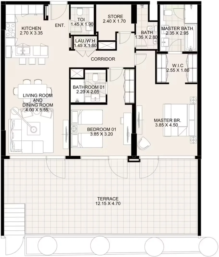Canal Front Residences at Dubai Water Canal