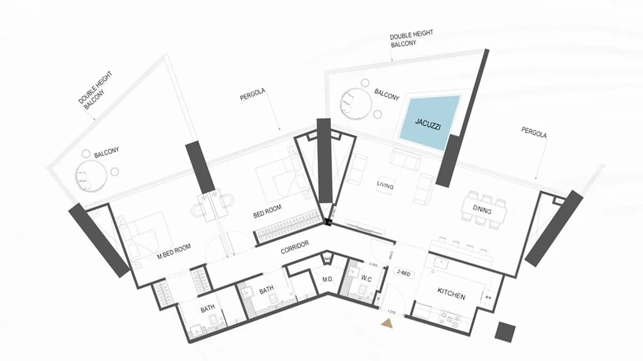 بن غاطي رويال: استمتع بأناقة لا مثيل لها في قرية جميرا الدائرية