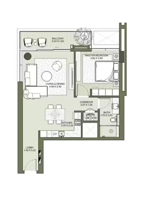 شقق فاخرة، بنتهاوس وتاون هاوس: سنترال بارك بلازا في سيتي ووك