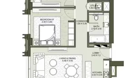 Роскошные апартаменты, пентхаусы и таунхаусы: Central Park Plaza в City Walk