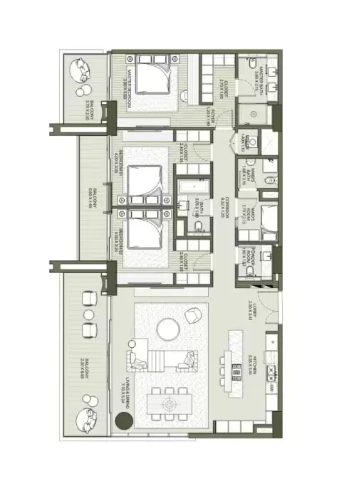 شقق فاخرة، بنتهاوس وتاون هاوس: سنترال بارك بلازا في سيتي ووك