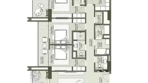 Роскошные апартаменты, пентхаусы и таунхаусы: Central Park Plaza в City Walk