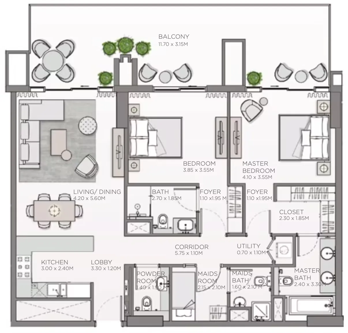 Find Pure Serenity and Luxurious Living at Central Park Thyme by Meraas Properties at City Walk