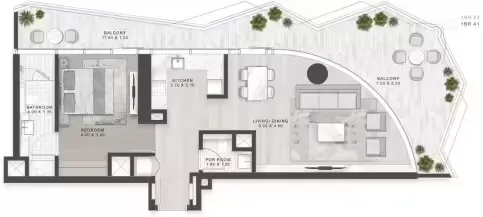 Luxurious Apartments at DAMAC Volta Tower