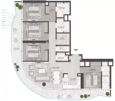 Luxurious Apartments at DAMAC Volta Tower