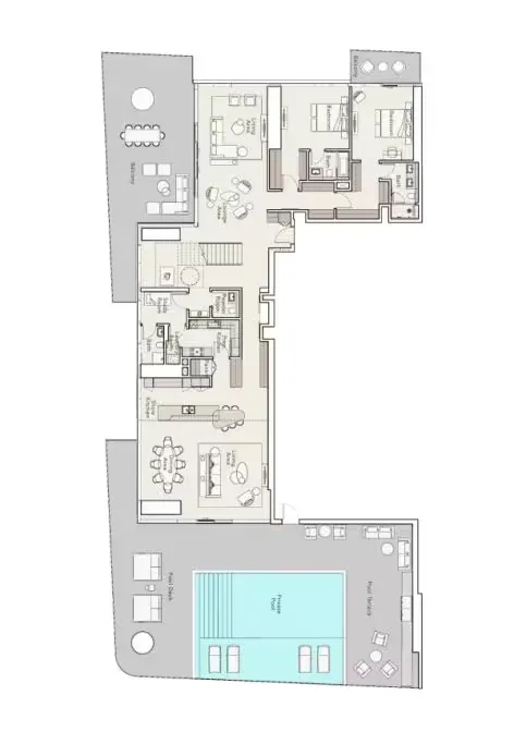 ميرسر هاوس من إلينجتون، منارة الفخامة في أبتاون دبي