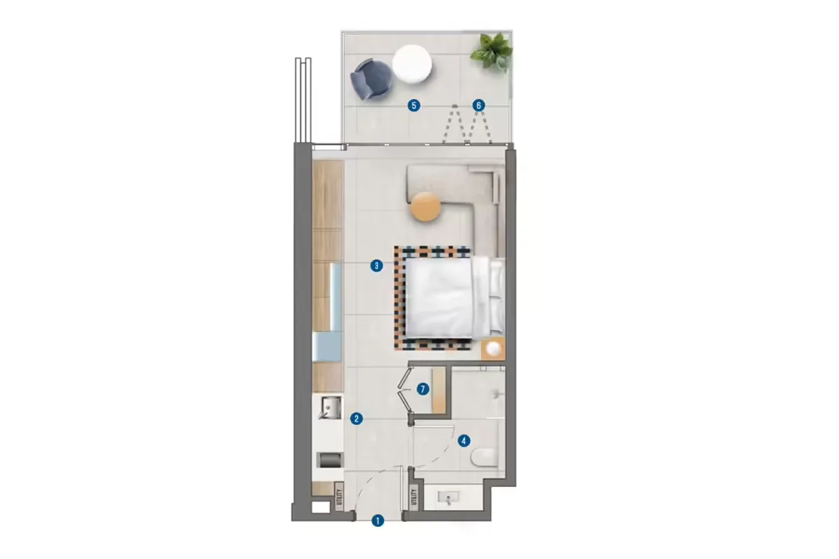 Luxurious Apartments at Rove Home Downtown