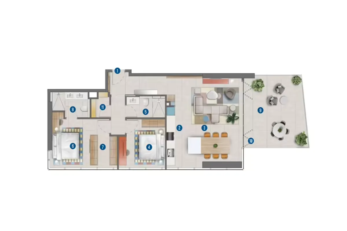 Luxurious Apartments at Rove Home Downtown