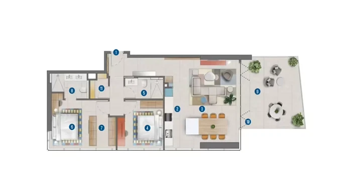 Luxurious Apartments at Rove Home Downtown