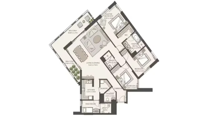 Sky Residences Expo City: Безмятежный жилой комплекс