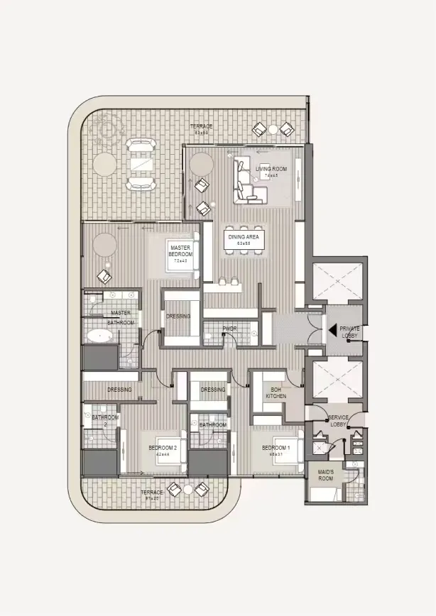 اكتشف المعيشة الراقية في فيلا فينتو من أمنيات