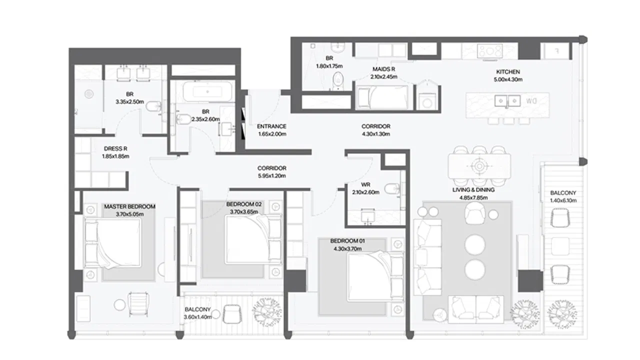 Verve: Роскошная жизнь в самом сердце города Прогулка от Meraas