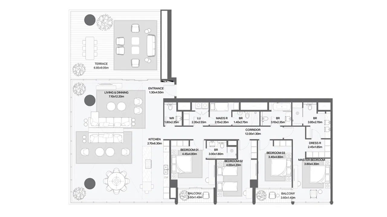 Verve: Роскошная жизнь в самом сердце города Прогулка от Meraas